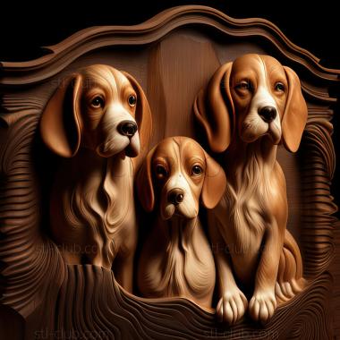 3D model st dogs (STL)